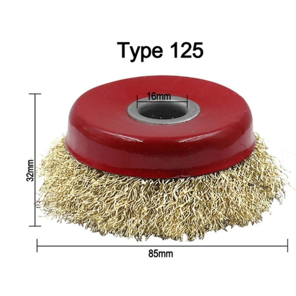 Copper Plated Steel Wire Brush Grinding Wheel Derusting Deburring Polishing Tool For Rust Paint Removal Deburring
Copper Plated Steel Wire Brush Grinding Wheel Derusting Deburring Polishing Tool For Rust Paint Removal Deburring