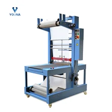 Automatic PE Film Shrink Wrap Packing Machine For Milk Water Beer Carton Box Pallet Brick