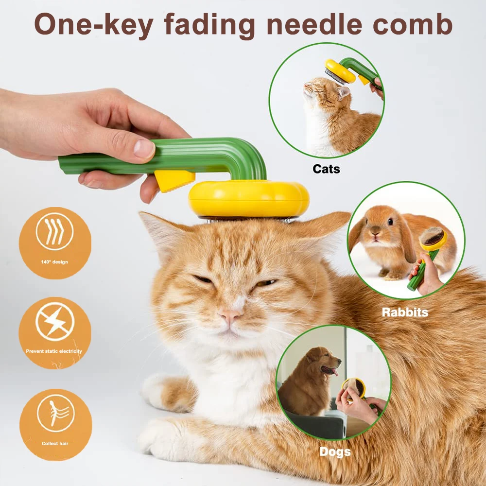 Pet Pumpkin Brush Self-cleaning smooth Brush Pumpkin Comb Cat Puppy Pet Grooming Tool Pet Hair Comb Removes Loose Tangled New
Pet Pumpkin Brush Self-cleaning smooth Brush Pumpkin Comb Cat Puppy Pet Grooming Tool Pet Hair Comb Removes Loose Tangled New