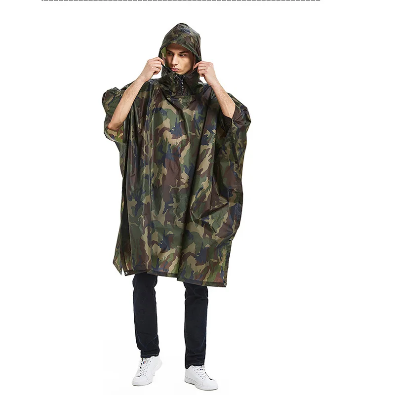 3 in 1 Raincoat Backpack Rain Cover Rain Coat Hood Hiking Cycling Tactical Poncho Raincoat Waterproof Outdoor Camping Tent Mat
3 in 1 Raincoat Backpack Rain Cover Rain Coat Hood Hiking Cycling Tactical Poncho Raincoat Waterproof Outdoor Camping Tent Mat