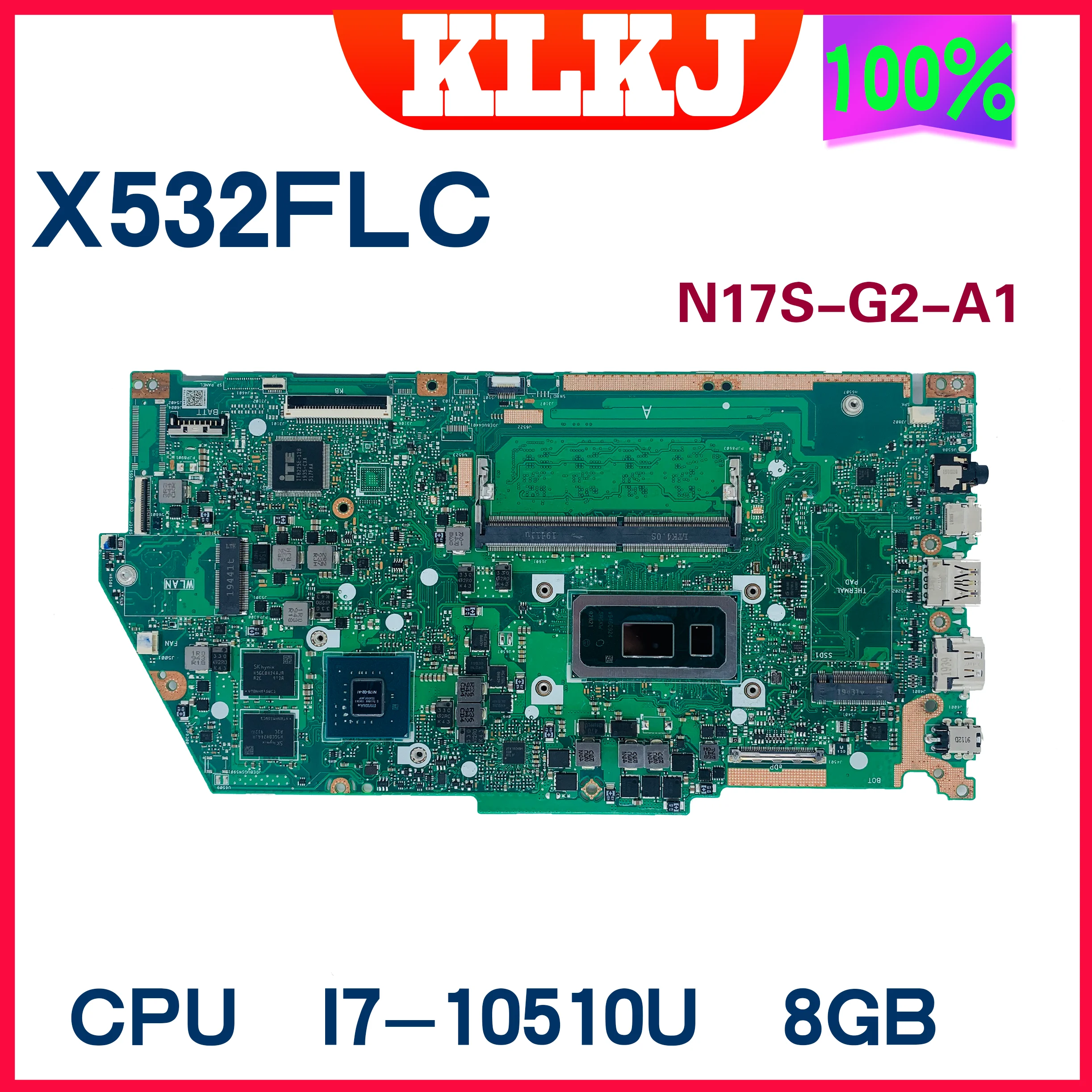 Материнская плата Dinzi X532FLC для ноутбука ASUS VivoBook S15, X532F, X532FLC, S532FL, материнская плата со стандартной строкой, 8 ГБ ОЗУ, тест 100%, ОК
Материнская плата Dinzi X532FLC для ноутбука ASUS VivoBook S15, X532F, X532FLC, S532FL, материнская плата со стандартной строкой, 8 ГБ ОЗУ, тест 100%, ОК