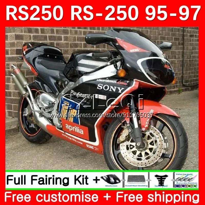 Black red Body For Aprilia RS-250 RSV250 RS250 R RS 250 RSV 250 RS250R 95 96 97 R RR RSV250RR 1995 1996 1997 Fairing 17LQ.6
Black red Body For Aprilia RS-250 RSV250 RS250 R RS 250 RSV 250 RS250R 95 96 97 R RR RSV250RR 1995 1996 1997 Fairing 17LQ.6