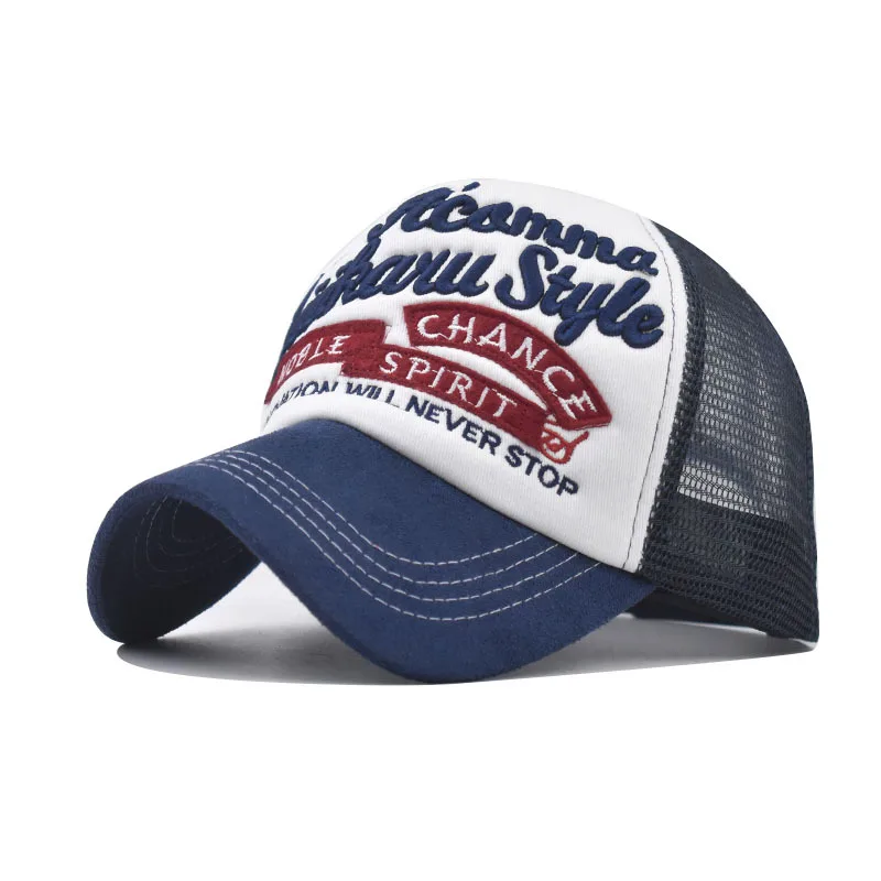 New 3D Three-Dimensional Embroidered Baseball Summer Color Matching Net Men and Women Outdoor Casual Peaked Cap
New 3D Three-Dimensional Embroidered Baseball Summer Color Matching Net Men and Women Outdoor Casual Peaked Cap