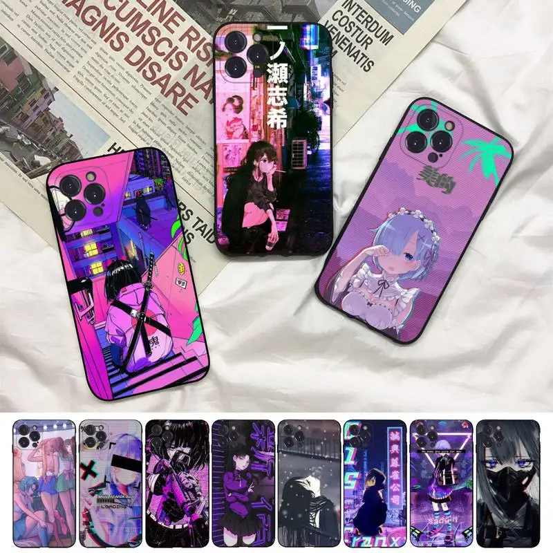 Vaporwave Glitch Sad girl Anime Phone Case For iPhone 8 7 6 6S Plus X SE 2020 XR XS 14 11 12 13 Mini Pro Max Mobile Case
Vaporwave Glitch Sad girl Anime Phone Case For iPhone 8 7 6 6S Plus X SE 2020 XR XS 14 11 12 13 Mini Pro Max Mobile Case
