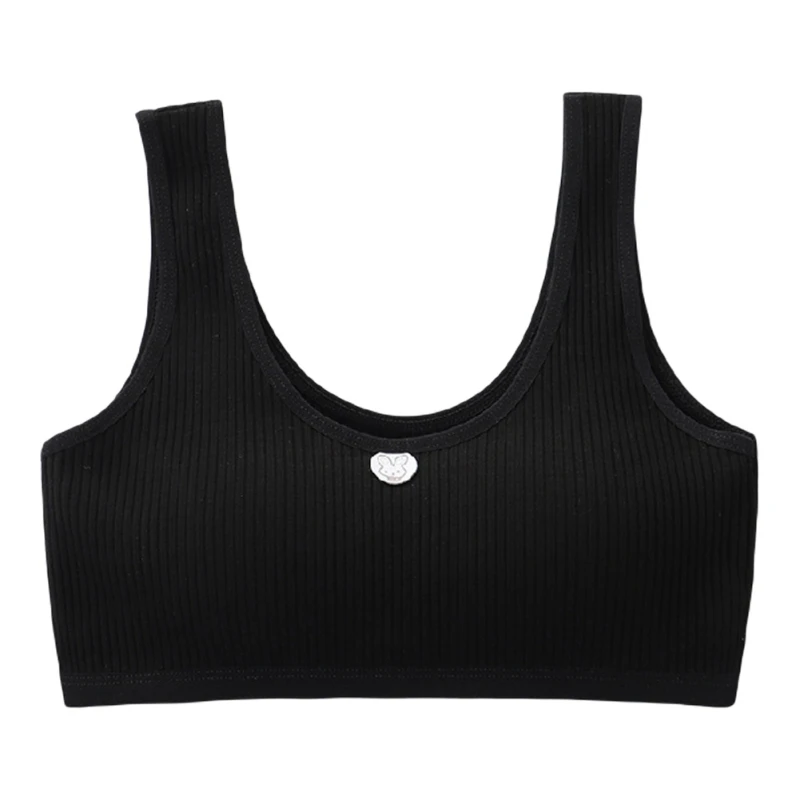 Girls Ribbed Training Bra Crop Cami Training Bras for Girls Seamless Bra Wireless Padded Bra with Removable Cup For Kids Cloth
Girls Ribbed Training Bra Crop Cami Training Bras for Girls Seamless Bra Wireless Padded Bra with Removable Cup For Kids Cloth