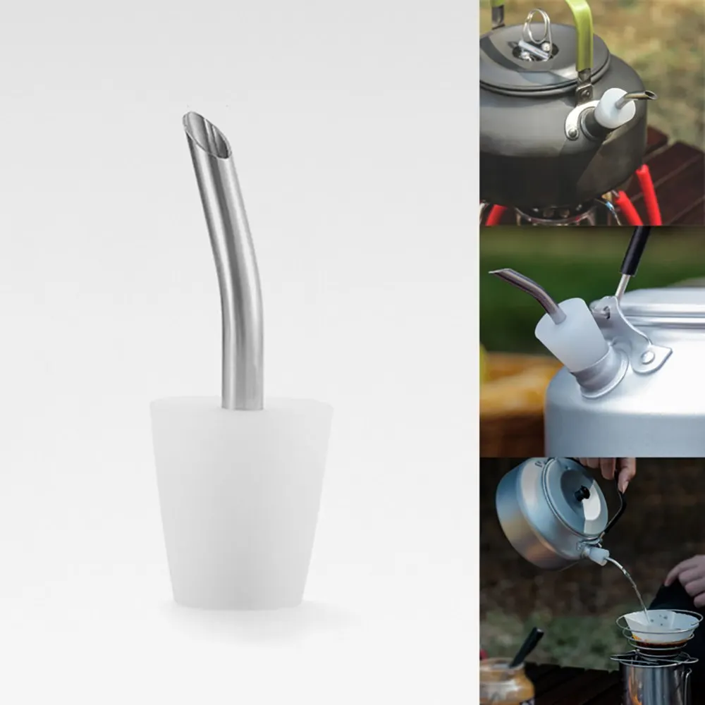Camping Kettle Filter Spout Aluminum Alloy Ultra Light Environmental Friendly Food Grade Rubber Tight Secure Fit Durable
Camping Kettle Filter Spout Aluminum Alloy Ultra Light Environmental Friendly Food Grade Rubber Tight Secure Fit Durable