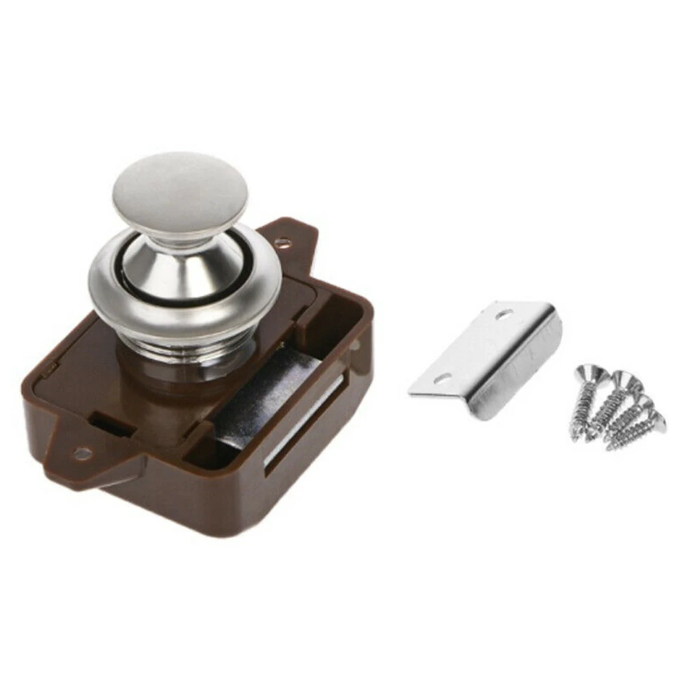 Push Button Catch Lock Cupboard Door Motorhome Cabinet Camper Caravan Latch Knob For Furniture Beautiful Appearance
Push Button Catch Lock Cupboard Door Motorhome Cabinet Camper Caravan Latch Knob For Furniture Beautiful Appearance