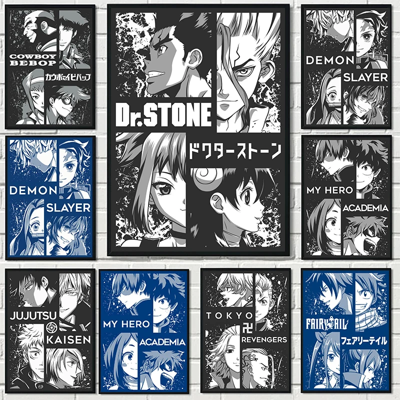 Japanese Anime Squad Character Wall Art Posters, Interior Canvas Painting, Print Pictures for Living Room, Home Decor
Japanese Anime Squad Character Wall Art Posters, Interior Canvas Painting, Print Pictures for Living Room, Home Decor