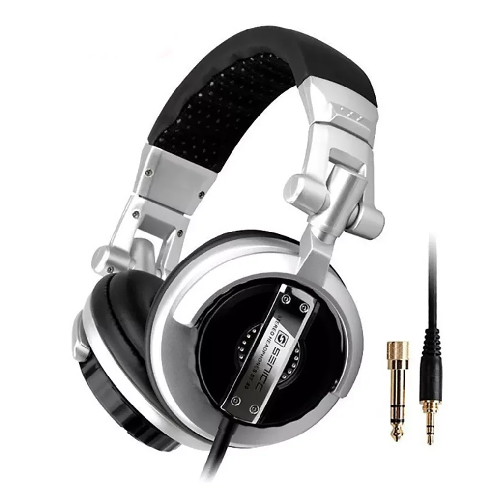 SENICC ST-80 Professional Stereo Studio Monitor Earphones 3.5mm 6.3mm Jack DJ Headphone 2.5m Extension Cord Gamer Headset for DJ
SENICC ST-80 Professional Stereo Studio Monitor Earphones 3.5mm 6.3mm Jack DJ Headphone 2.5m Extension Cord Gamer Headset for DJ