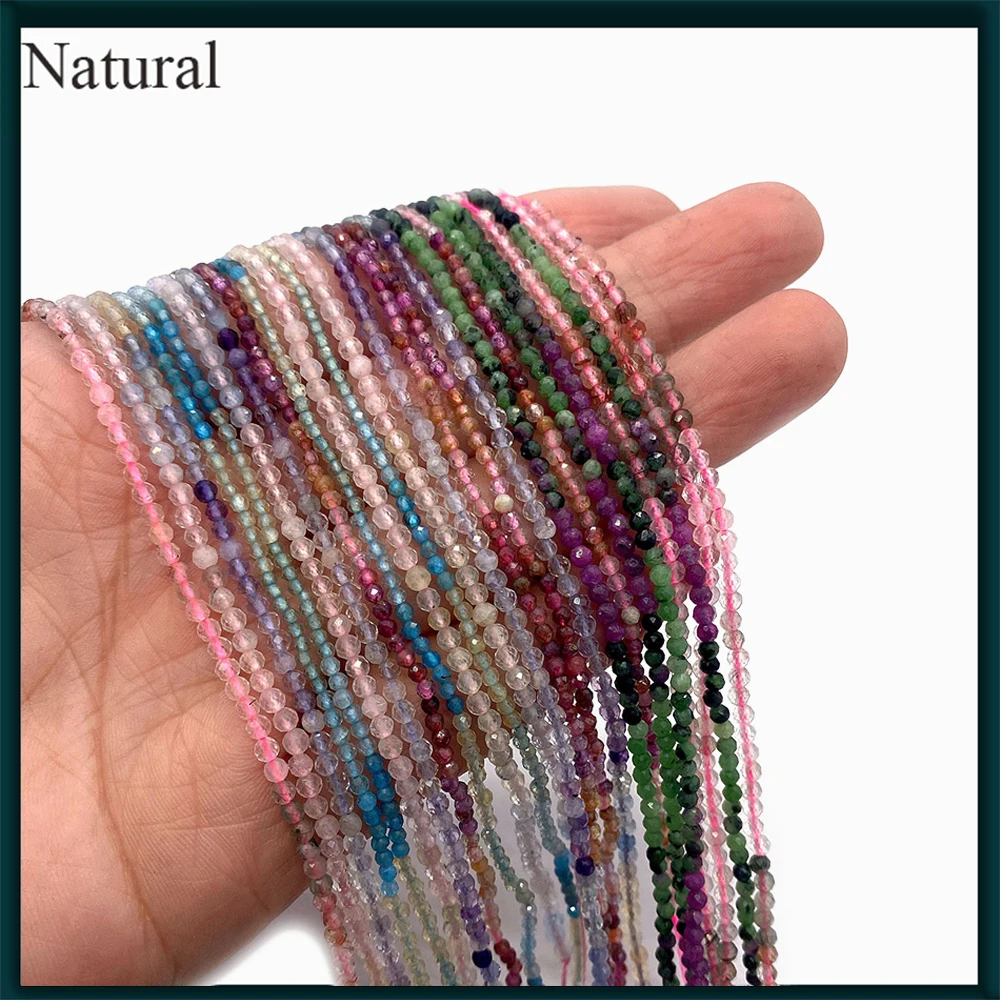 Natural Stone Gradual Change Crystal Faceted Color Round Bead Exquisite Jewelry DIY Pendant Necklace Bracelet Jewelry Accessorie
Natural Stone Gradual Change Crystal Faceted Color Round Bead Exquisite Jewelry DIY Pendant Necklace Bracelet Jewelry Accessorie