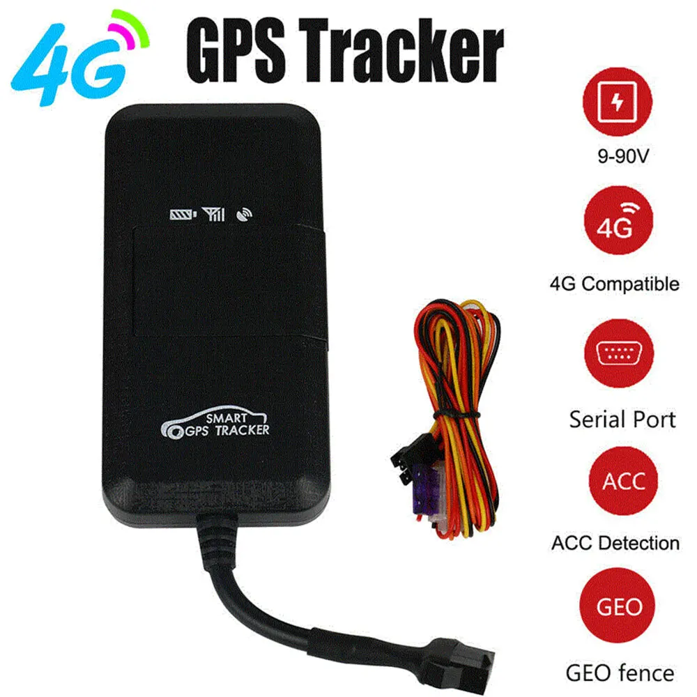 

Умный GPS-локатор 4G, автомобильное противоугонное устройство в режиме реального времени для отслеживания автомобиля, трекер сигнализации дл...