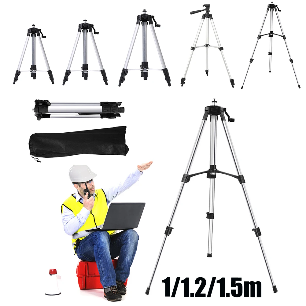 1M/1.2M/1.5M Tripod For Laser Level Adjustable Height Thicken Aluminum Tripod For Self Leveling Laser Lever With Adapter
1M/1.2M/1.5M Tripod For Laser Level Adjustable Height Thicken Aluminum Tripod For Self Leveling Laser Lever With Adapter