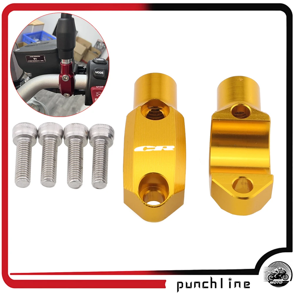 For HONDA XR250L/400R/250R/230R CR 80R/85R/125R/250R Handlebar 22mm Brake Clutch Master Cylinder Mirror Clamp Mount Bracket
For HONDA XR250L/400R/250R/230R CR 80R/85R/125R/250R Handlebar 22mm Brake Clutch Master Cylinder Mirror Clamp Mount Bracket