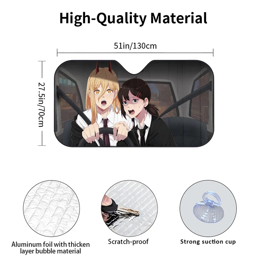 C-Chainsaw Man аниме автомобильный солнцезащитный козырек теплоизоляционная алюминиевая пленка лобовое стекло солнцезащитные козырьки блоки УФ-лучи автомобильный солнцезащитный козырек протектор
C-Chainsaw Man аниме автомобильный солнцезащитный козырек теплоизоляционная алюминиевая пленка лобовое стекло солнцезащитные козырьки блоки УФ-лучи автомобильный солнцезащитный козырек протектор