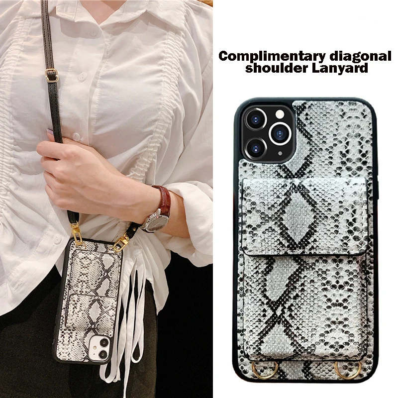 Design Luxury Shell Snake Leather Crossbody Wallet Case For IPhone 11 12 13 PRO MAX MIni Card Fashion For Goddess Phone Case
Design Luxury Shell Snake Leather Crossbody Wallet Case For IPhone 11 12 13 PRO MAX MIni Card Fashion For Goddess Phone Case