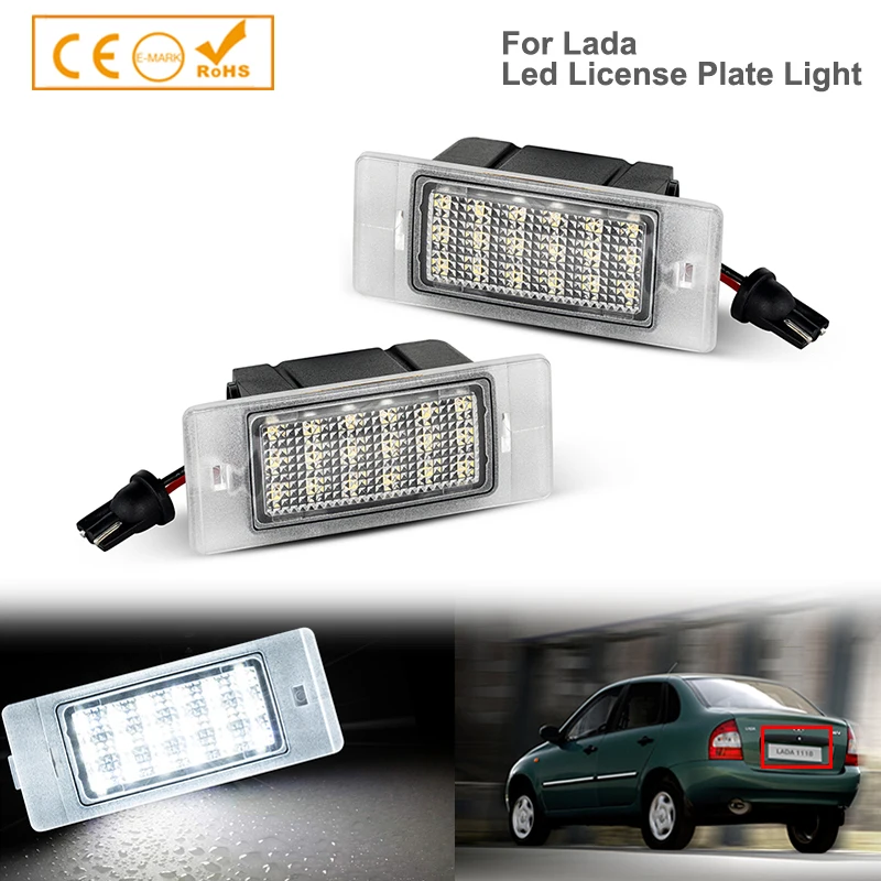 2x 12V Waterproof LED License Plate Light Lamp For Lada Vesta Grant Kalina Cross Sports And More Models Super Bright 11183717010
2x 12V Waterproof LED License Plate Light Lamp For Lada Vesta Grant Kalina Cross Sports And More Models Super Bright 11183717010