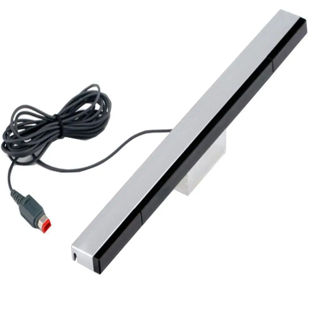Compatible for Wii Wired Sensor Rod Infrared for Wii Console Comes With Stand With Double-sided Tape Easy To Use
Compatible for Wii Wired Sensor Rod Infrared for Wii Console Comes With Stand With Double-sided Tape Easy To Use