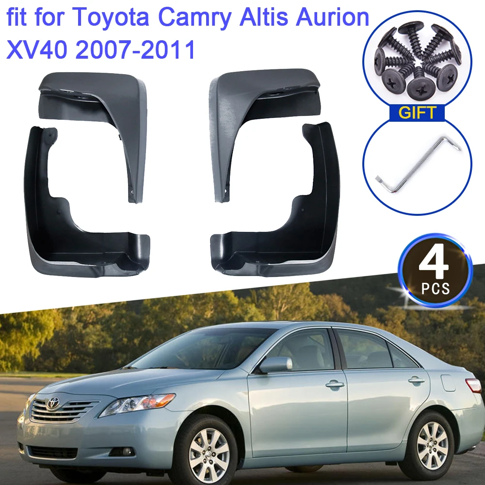 Mud Flaps for Toyota Camry Altis Aurion XV40 2007 2008 2009 2010 2011 Splash MudGuards Front Wheel Fender Guard Car Accessories
Mud Flaps for Toyota Camry Altis Aurion XV40 2007 2008 2009 2010 2011 Splash MudGuards Front Wheel Fender Guard Car Accessories