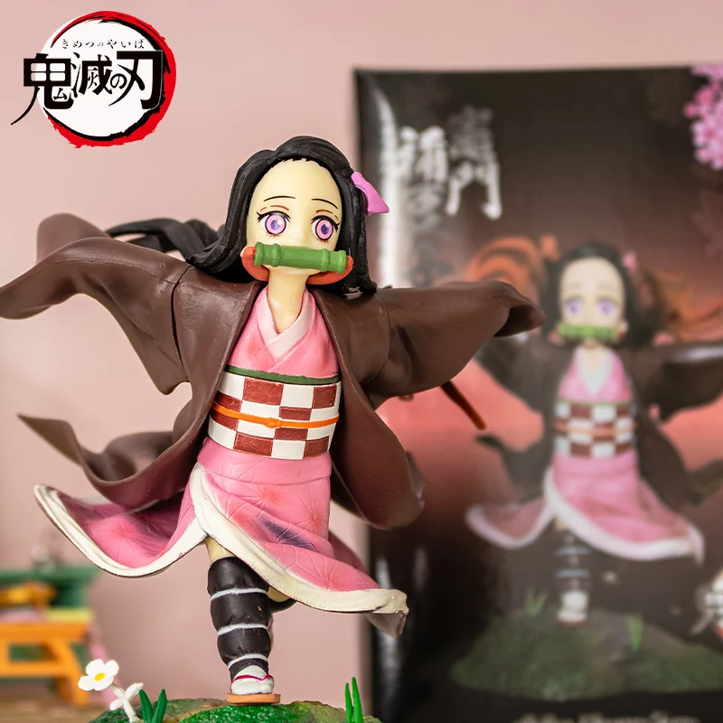 13CM Demon Slayer Kamado Nezuko PVC Action Figures Anime Kimetsu No Yaiba Collection Model Toys Gifts
13CM Demon Slayer Kamado Nezuko PVC Action Figures Anime Kimetsu No Yaiba Collection Model Toys Gifts