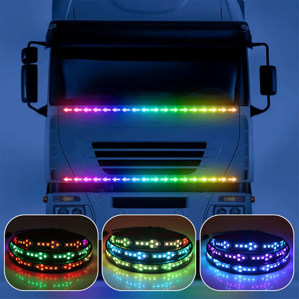 1pcs Turn Signal Brake Lamp 7-Function Truck Strip Tailgate Light Bar Rainbow Flowing Turn Signal Brake Lamp 2835LED Lamp Beads
1pcs Turn Signal Brake Lamp 7-Function Truck Strip Tailgate Light Bar Rainbow Flowing Turn Signal Brake Lamp 2835LED Lamp Beads