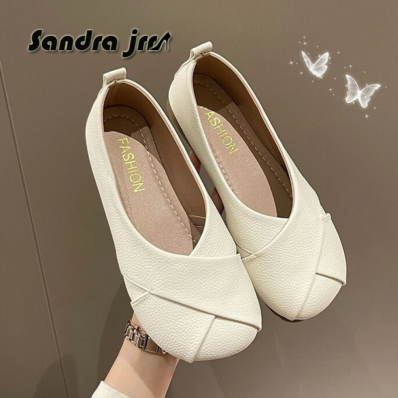 Leather Flat Heel Shoes Women Casual Shoes Spring Loafers Square Toe Slip-on Barefoot Shoes
Leather Flat Heel Shoes Women Casual Shoes Spring Loafers Square Toe Slip-on Barefoot Shoes