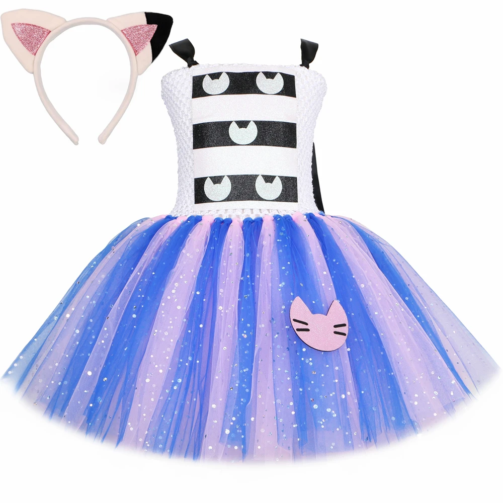 Sparkling Gabby Cats Costumes for Baby Girls Animal Kitty Halloween Dresses for Kids Birthday Outfits Twinkling Princess Tutus
Sparkling Gabby Cats Costumes for Baby Girls Animal Kitty Halloween Dresses for Kids Birthday Outfits Twinkling Princess Tutus