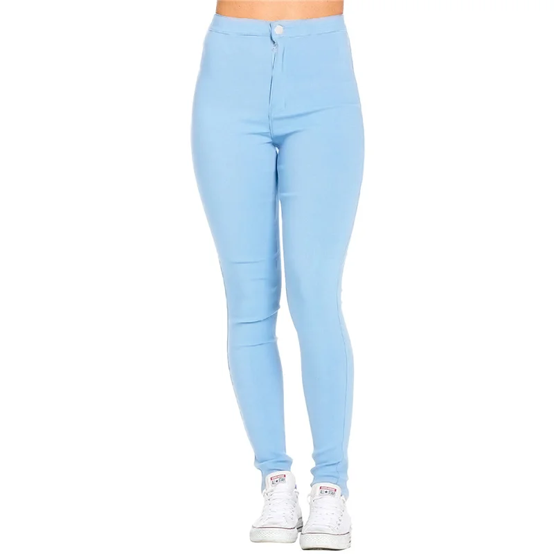 Women Skinny Pencil Pant Casual Wild Slim Solid Color Pants Vintage High Waist Elastic Full Length Female Trousers брюки женские
Women Skinny Pencil Pant Casual Wild Slim Solid Color Pants Vintage High Waist Elastic Full Length Female Trousers брюки женские