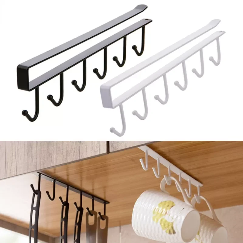 2022New 6 Hooks Storage Shelf Wardrobe Cabinet Metal Under Shelves Mug Cup Hanger Bathroom Kitchen Organizer Hanging Rack Holder
2022New 6 Hooks Storage Shelf Wardrobe Cabinet Metal Under Shelves Mug Cup Hanger Bathroom Kitchen Organizer Hanging Rack Holder