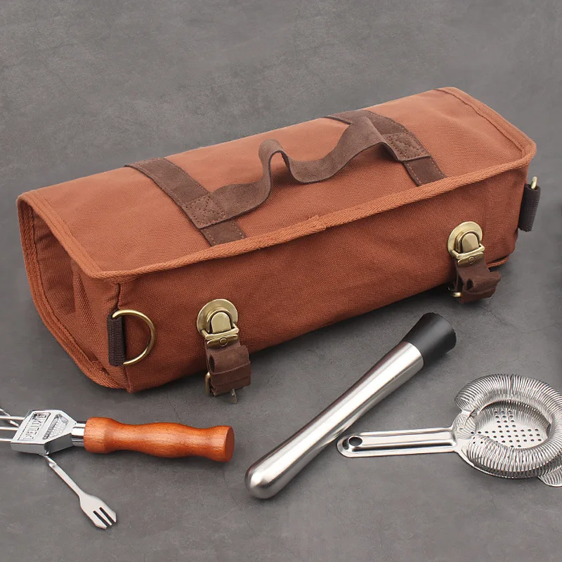 Outdoor mixology, kitchenware storage bags, camping bartending bags, picnic bags, bartending kits handbags bag for men
Outdoor mixology, kitchenware storage bags, camping bartending bags, picnic bags, bartending kits handbags bag for men