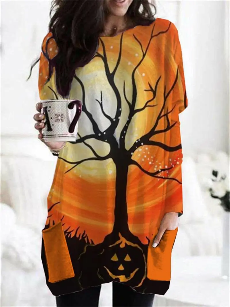 2022 New Fashion Autumn and winterPrinting long hoodless sweatshirt 3D printing Halloween patternHarajuku Y2K Winter Sweatshir
2022 New Fashion Autumn and winterPrinting long hoodless sweatshirt 3D printing Halloween patternHarajuku Y2K Winter Sweatshir