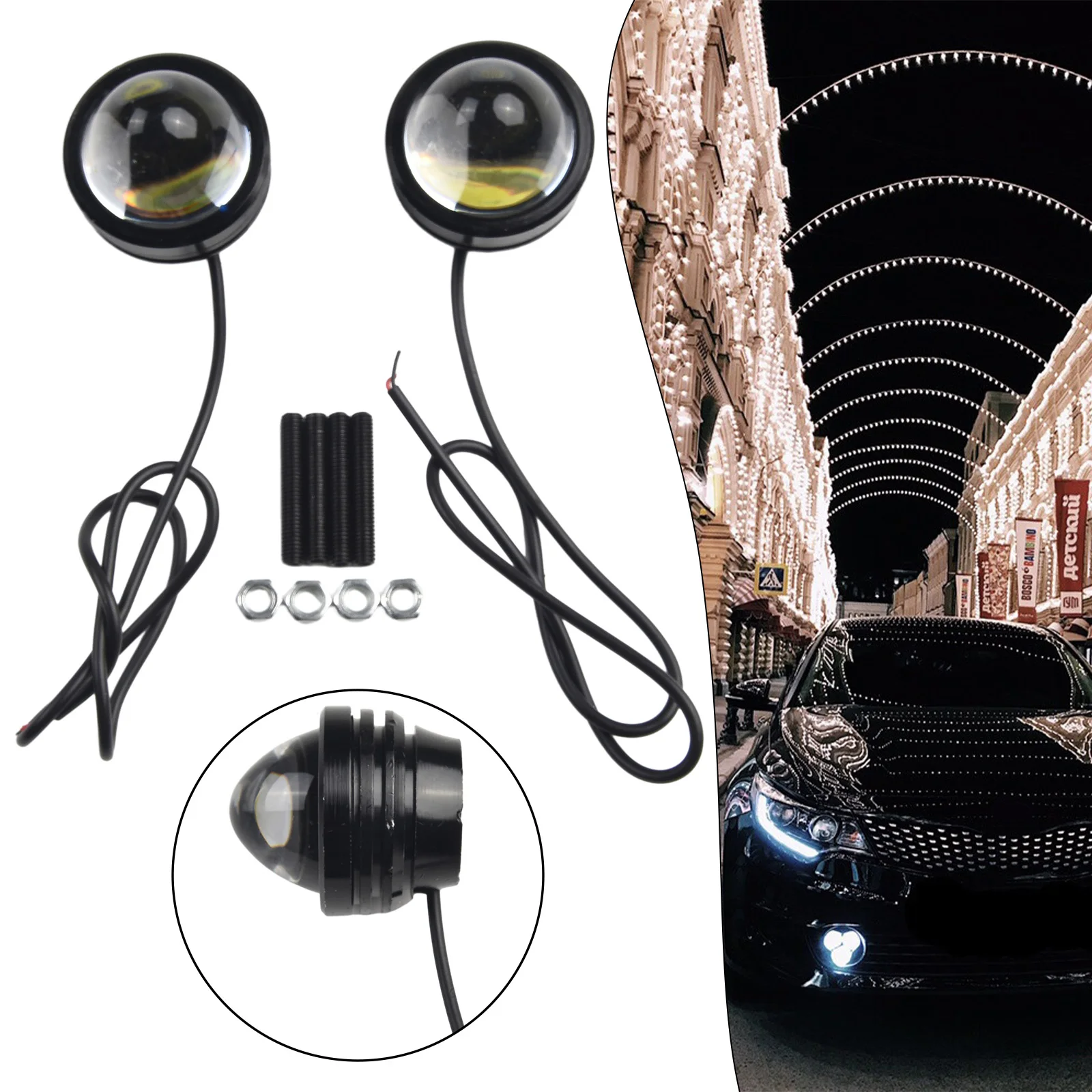 2x White 12V-24V High Power Bull Eye LED Projector Car Daytime Fog Light Alloy Working Lamp Lighting & Lamps Auto Parts
2x White 12V-24V High Power Bull Eye LED Projector Car Daytime Fog Light Alloy Working Lamp Lighting & Lamps Auto Parts