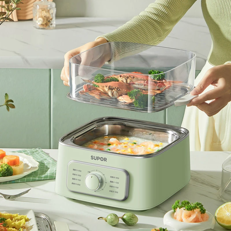 Kitchen Food Steamer Cooker Fish Dumpling Dimsum Cooking Egg Boiler Vegetable Milk Electric Steamer Pot Dim Sum Cuisine Cookware
Kitchen Food Steamer Cooker Fish Dumpling Dimsum Cooking Egg Boiler Vegetable Milk Electric Steamer Pot Dim Sum Cuisine Cookware