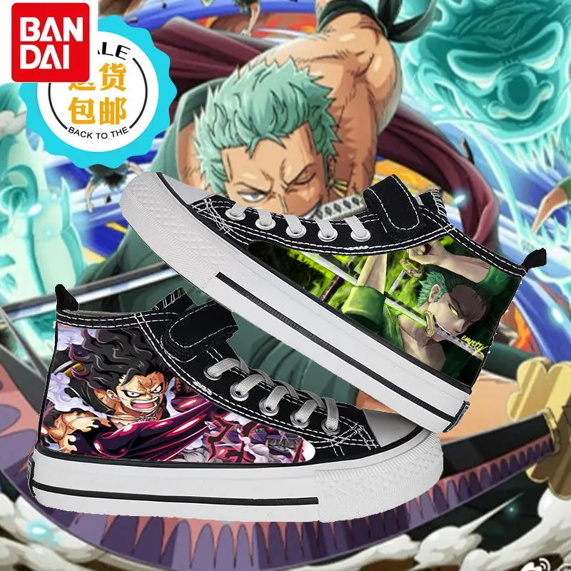 Bandai Spring and Autumn New One Piece Canvas Shoes Children's High-Top Shoes Comfortable Casual Sneakers
Bandai Spring and Autumn New One Piece Canvas Shoes Children's High-Top Shoes Comfortable Casual Sneakers