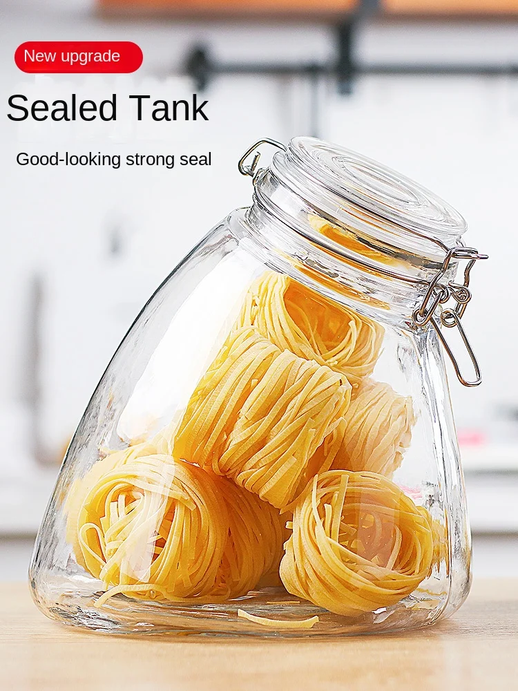 Transparent Glass Jar Kitchen Food Storage Container Grains Seasoning Jar Large Capacity Jam Honey Bottle Storage Pot Home Decor
Transparent Glass Jar Kitchen Food Storage Container Grains Seasoning Jar Large Capacity Jam Honey Bottle Storage Pot Home Decor