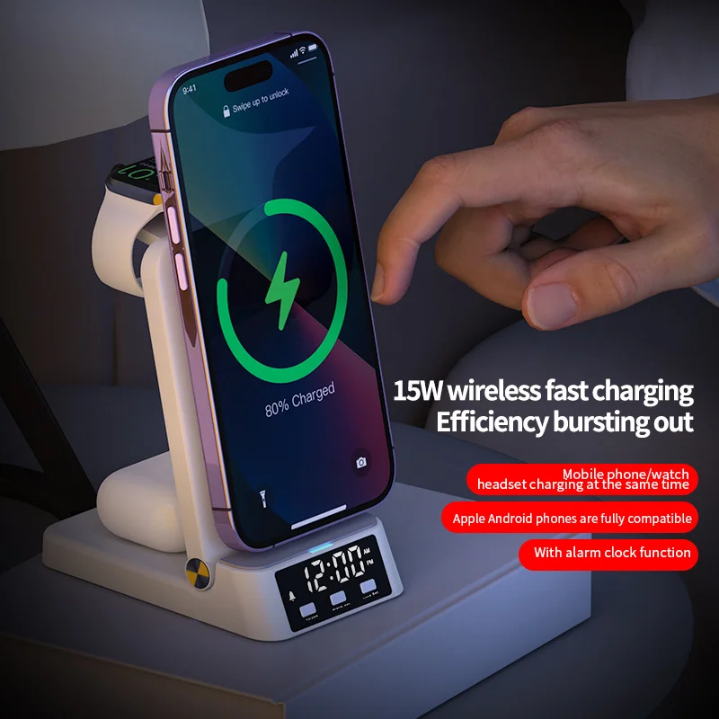Fast Charging Multifunctional Dock New Style Suitable For Samsung Galaxy Watch 4/s22/s21 Charger Stand Multifunctional Black
Fast Charging Multifunctional Dock New Style Suitable For Samsung Galaxy Watch 4/s22/s21 Charger Stand Multifunctional Black