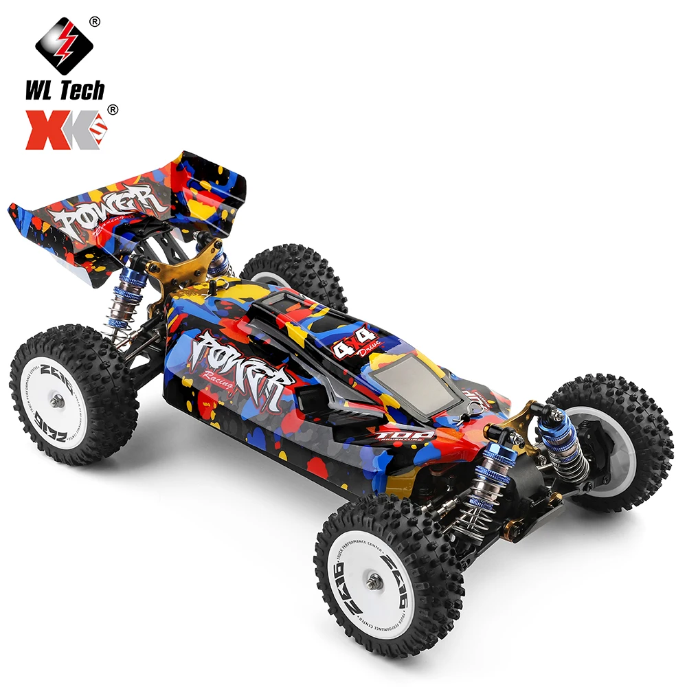 

WLtoys 124007 1:12 Electric 4WD Racing Car 75km/h Speed RC Car 2.4G Remote Control Drift Crawler Built-in Mobile Phone Bracket