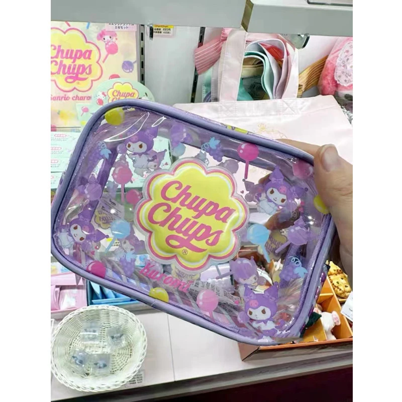Hello Kitty My Melody Sanrio Kawaii Anime New Transparent Makeup Bag Kuromi Cute Cartoon Coin Wallet Student Pen Bag Toys Kids
Hello Kitty My Melody Sanrio Kawaii Anime New Transparent Makeup Bag Kuromi Cute Cartoon Coin Wallet Student Pen Bag Toys Kids