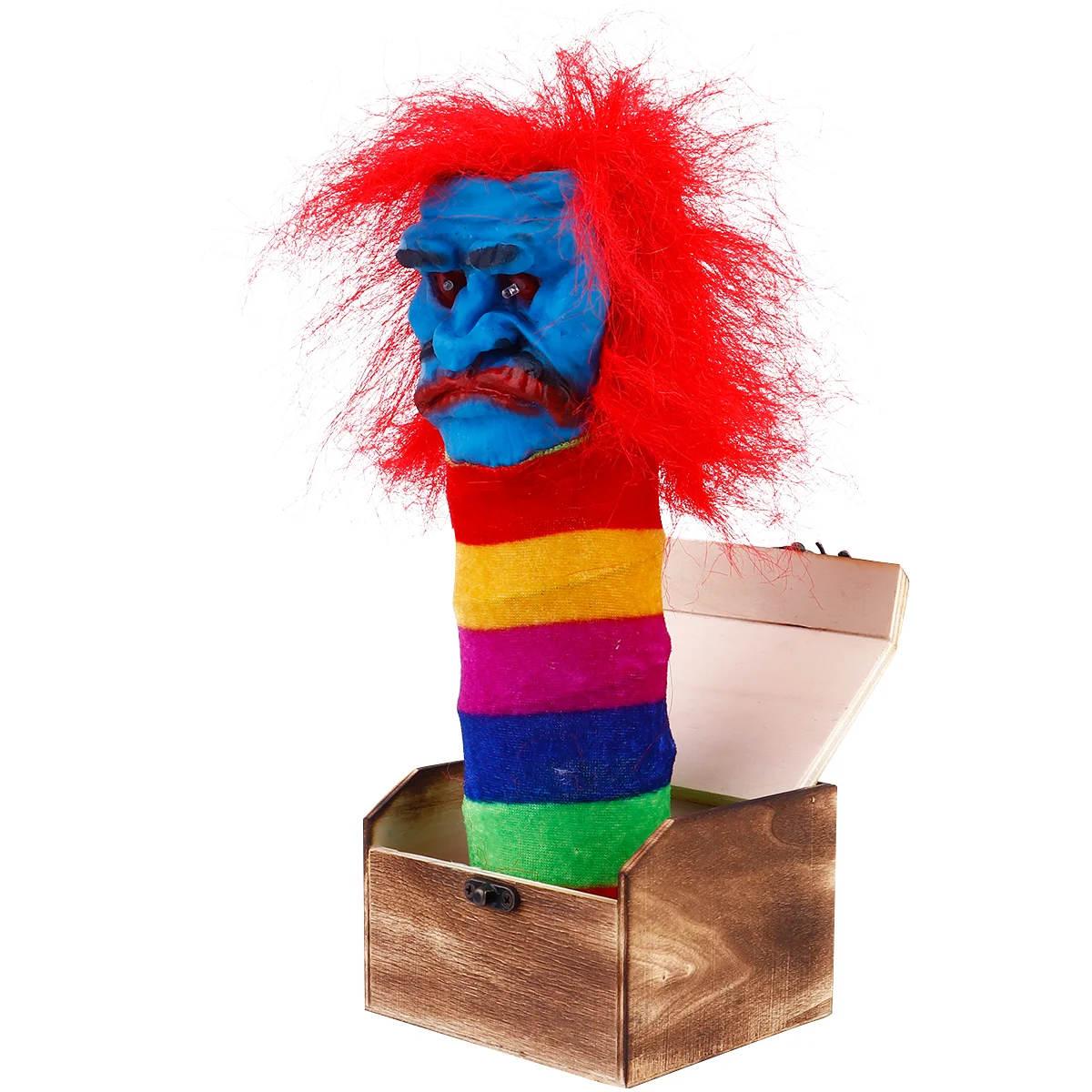 1Pc Halloween Prank Scare Box Wooden Scary Witch Funny Toy with Horror Sound and Light Without (Red Hair Witch with
1Pc Halloween Prank Scare Box Wooden Scary Witch Funny Toy with Horror Sound and Light Without (Red Hair Witch with