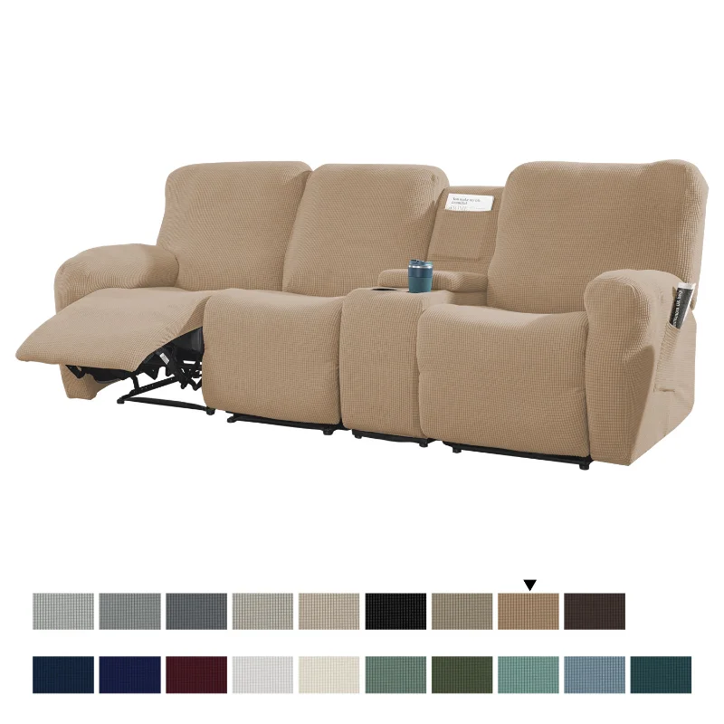 Recliner 3 Seat Cover with Middle Console Sofa Slipcover, Stretch Reclining Sofa Covers ForReclining Couch Furniture Protector
Recliner 3 Seat Cover with Middle Console Sofa Slipcover, Stretch Reclining Sofa Covers ForReclining Couch Furniture Protector