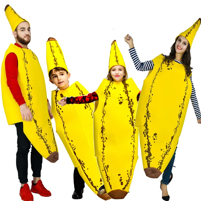 Halloween Funny Banana Cosplay Couple Carnival Fruit Costume
Halloween Funny Banana Cosplay Couple Carnival Fruit Costume