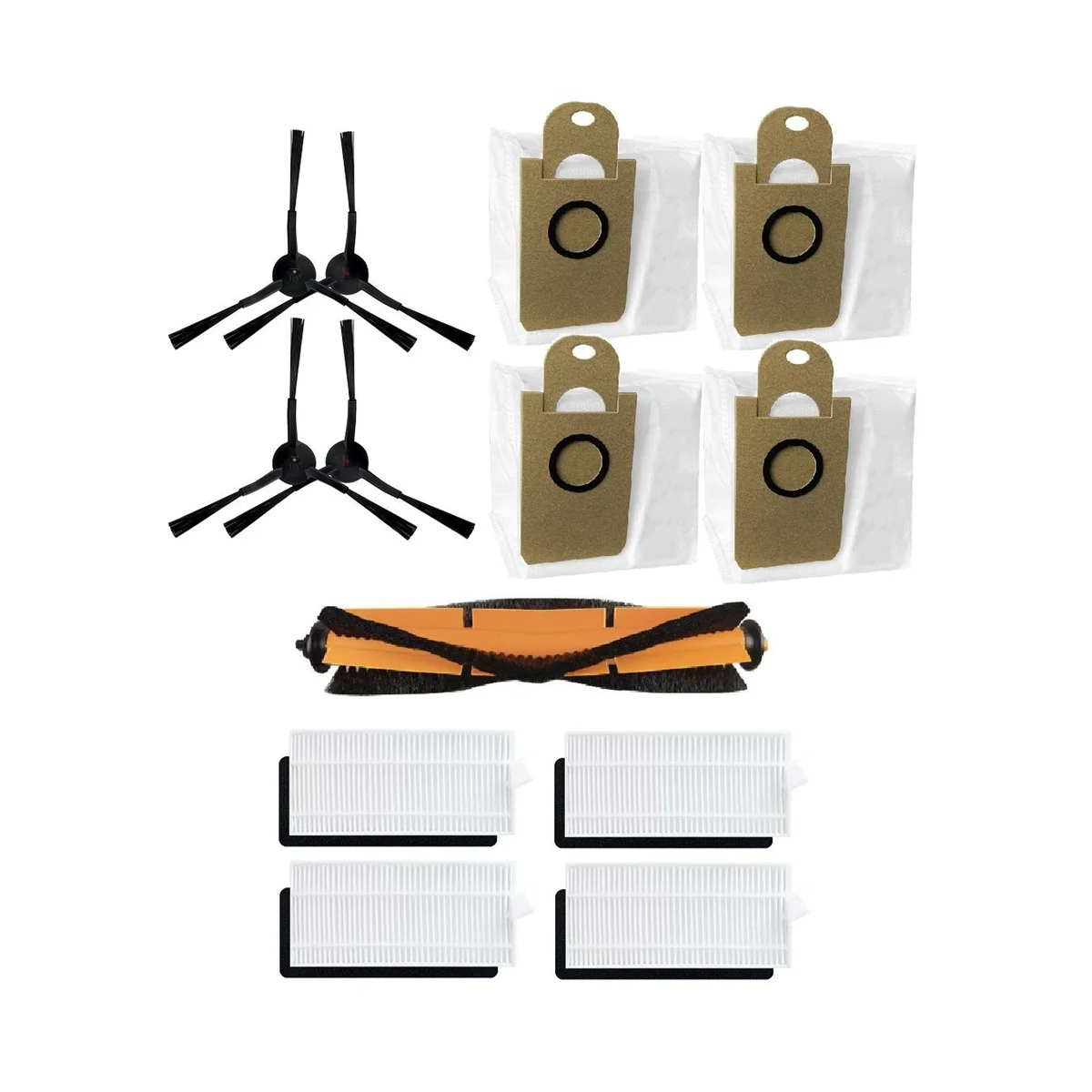 Vacuums Spare Filters Brush Dustbags Set for Ionvac SmartClean V4 RoboVac for S31 Vacuum Cleaner
Vacuums Spare Filters Brush Dustbags Set for Ionvac SmartClean V4 RoboVac for S31 Vacuum Cleaner