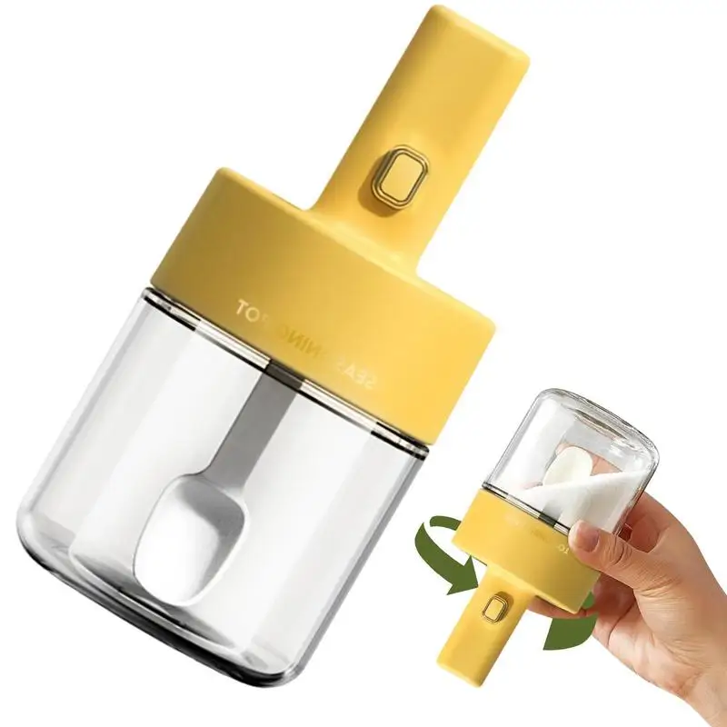 Seasoning Condiments Spice Organizer Storage Bottle With Retractable Spoon Airtight Spoon Lid Integrated Seasoning Container
Seasoning Condiments Spice Organizer Storage Bottle With Retractable Spoon Airtight Spoon Lid Integrated Seasoning Container