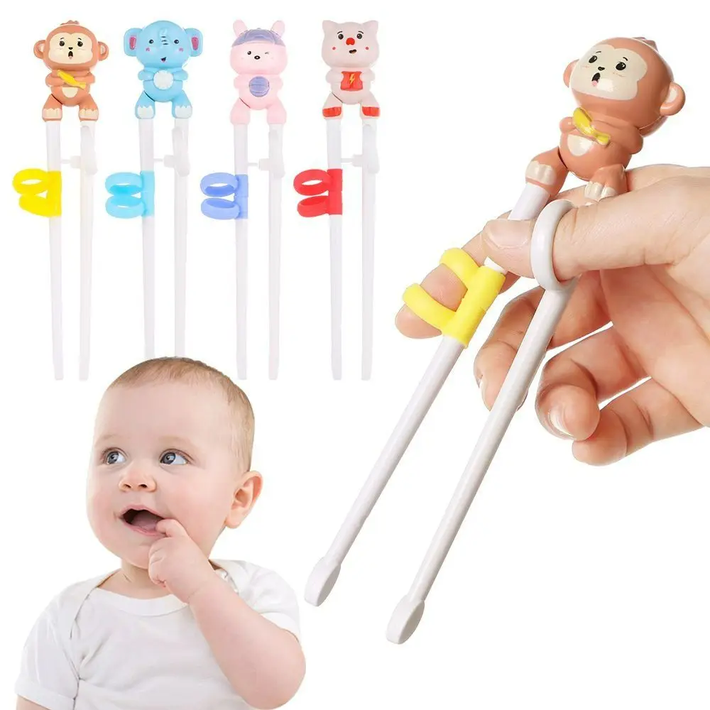 

Cartoon Tableware Toughness Kids Eating Helper Training Chopsticks Learning Chopsticks Beginner Chopstick