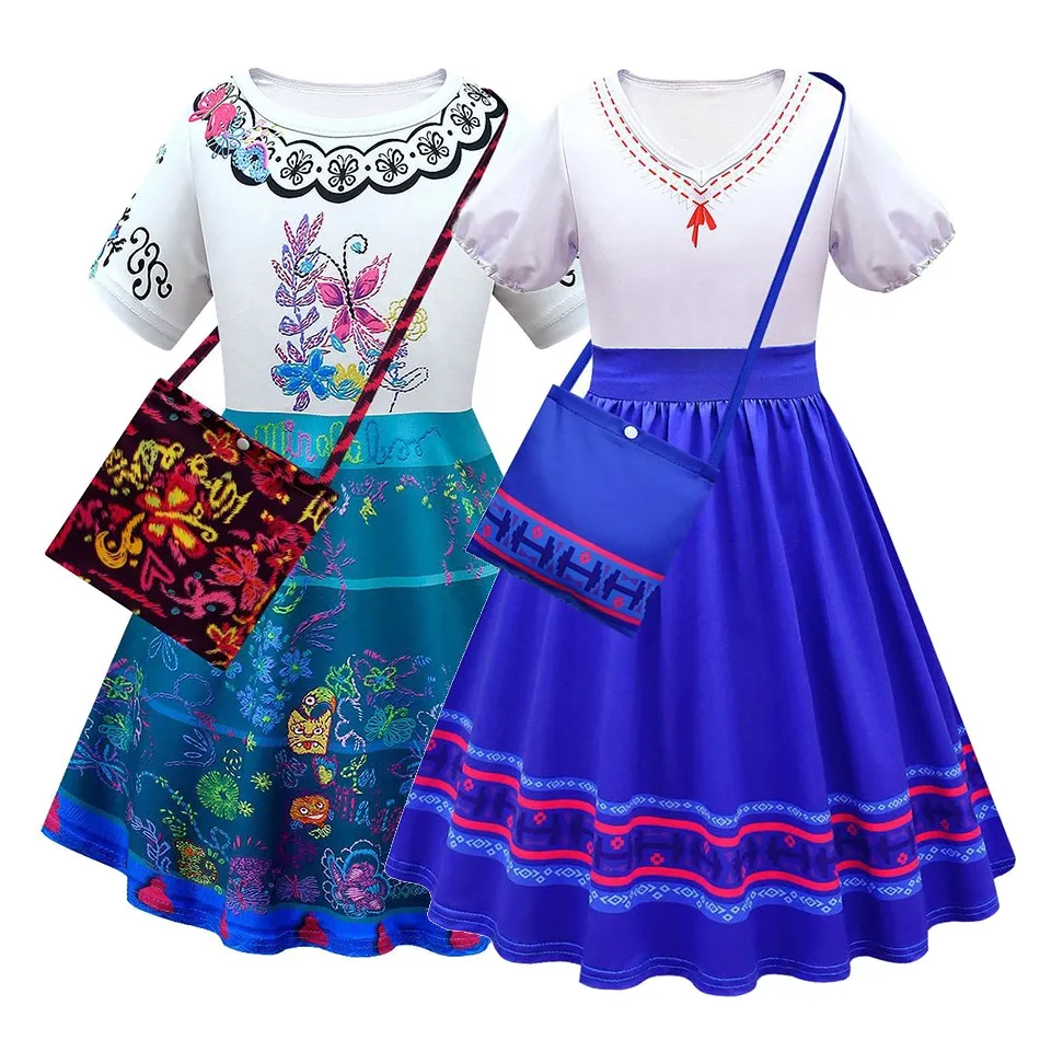Children Encanto Madrigal Dress Up Little Girls Princess Mirabel Cosplay Costume Kids Outfit Luisa Christmas Clothing 3-12 Years
Children Encanto Madrigal Dress Up Little Girls Princess Mirabel Cosplay Costume Kids Outfit Luisa Christmas Clothing 3-12 Years