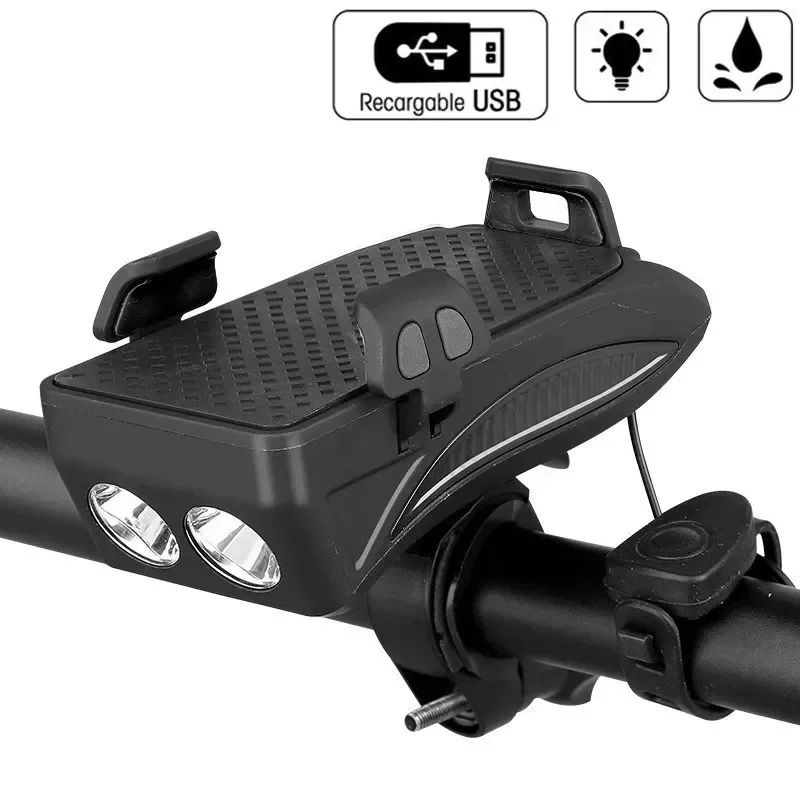 Bike Light Bike Flashlight LED Multifunction 4 IN 1 Bike Horn Holder Bank Front Lamp stand Holder Bike Rack
Bike Light Bike Flashlight LED Multifunction 4 IN 1 Bike Horn Holder Bank Front Lamp stand Holder Bike Rack