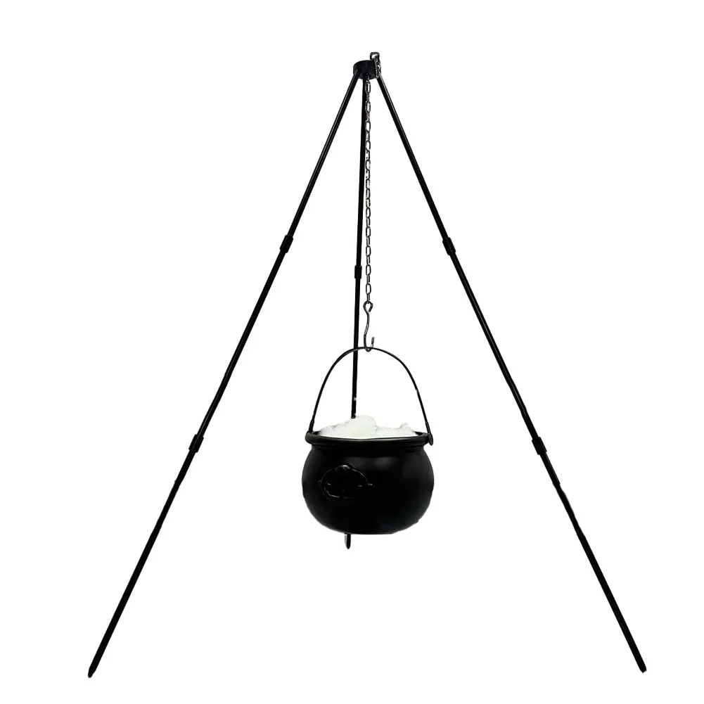 Halloween Decoration Tripod with Lights, Big Witch Cauldron Bonfire, Witch Jar, Green Light Strip, Perfect for Halloween
Halloween Decoration Tripod with Lights, Big Witch Cauldron Bonfire, Witch Jar, Green Light Strip, Perfect for Halloween