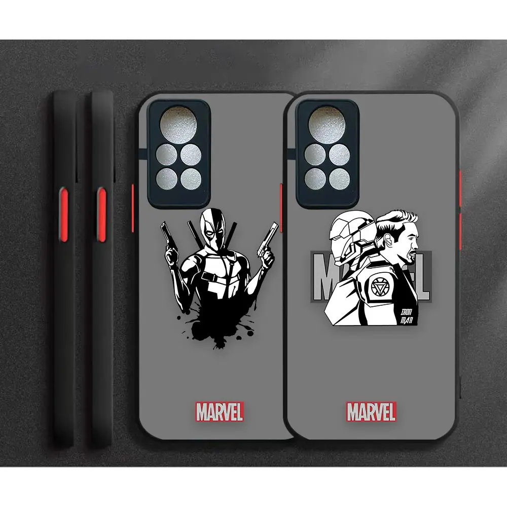 

Shockproof Case For TECNO HOT 11S NFC 10I 10S 9 8 12 PLAY 12I NOTE 10 11 8 8I 7 PRO Case Para Cover Marvel's Deadpool Spider-Man