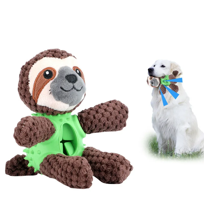 2022 New Models Cute Plush Sloth Squeak Pet Dog Toys Puppy Chewing Interactive Leaky Food Tooth Clean Training Dog Accessories
2022 New Models Cute Plush Sloth Squeak Pet Dog Toys Puppy Chewing Interactive Leaky Food Tooth Clean Training Dog Accessories