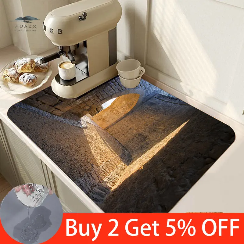 Castle Archway Dish Drying Mat Drain Pad for Coffee Machine Table Plate Cup Bottle Super Absorbent Aesthetic Room Decoration
Castle Archway Dish Drying Mat Drain Pad for Coffee Machine Table Plate Cup Bottle Super Absorbent Aesthetic Room Decoration