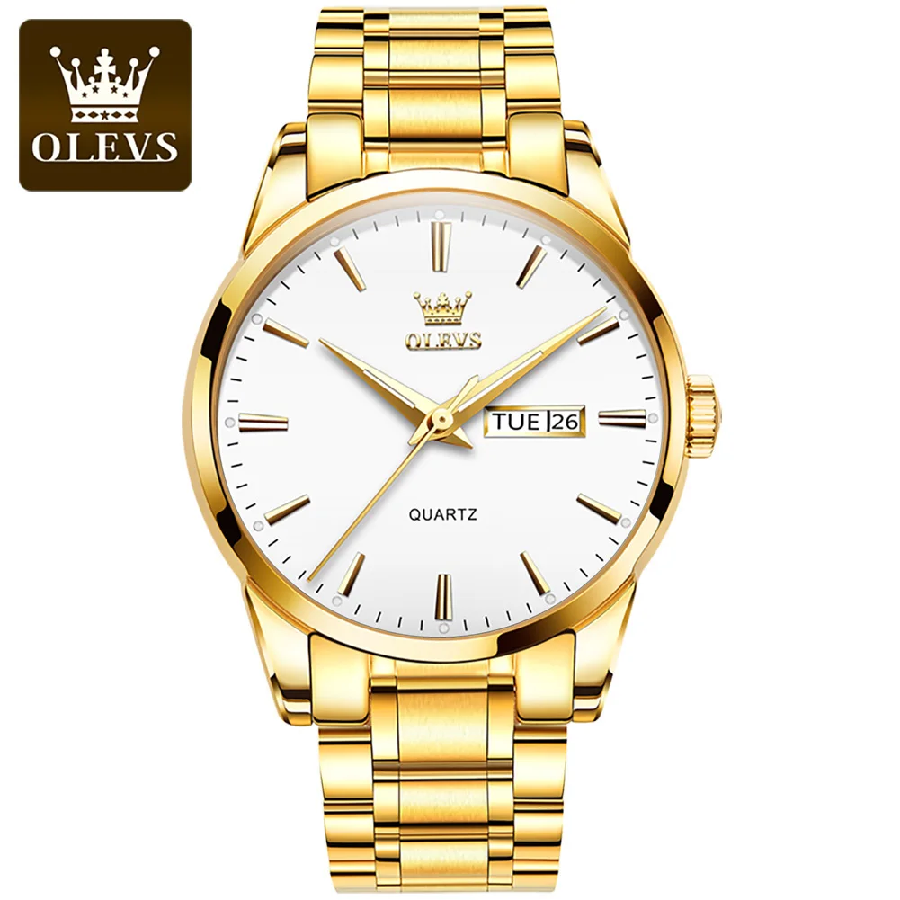 New Original OLEVS Quartz Watches For Men Luxury Stainless Steel Wristwatch Fashion Three Dimensional Dial Design Men's Watch
New Original OLEVS Quartz Watches For Men Luxury Stainless Steel Wristwatch Fashion Three Dimensional Dial Design Men's Watch